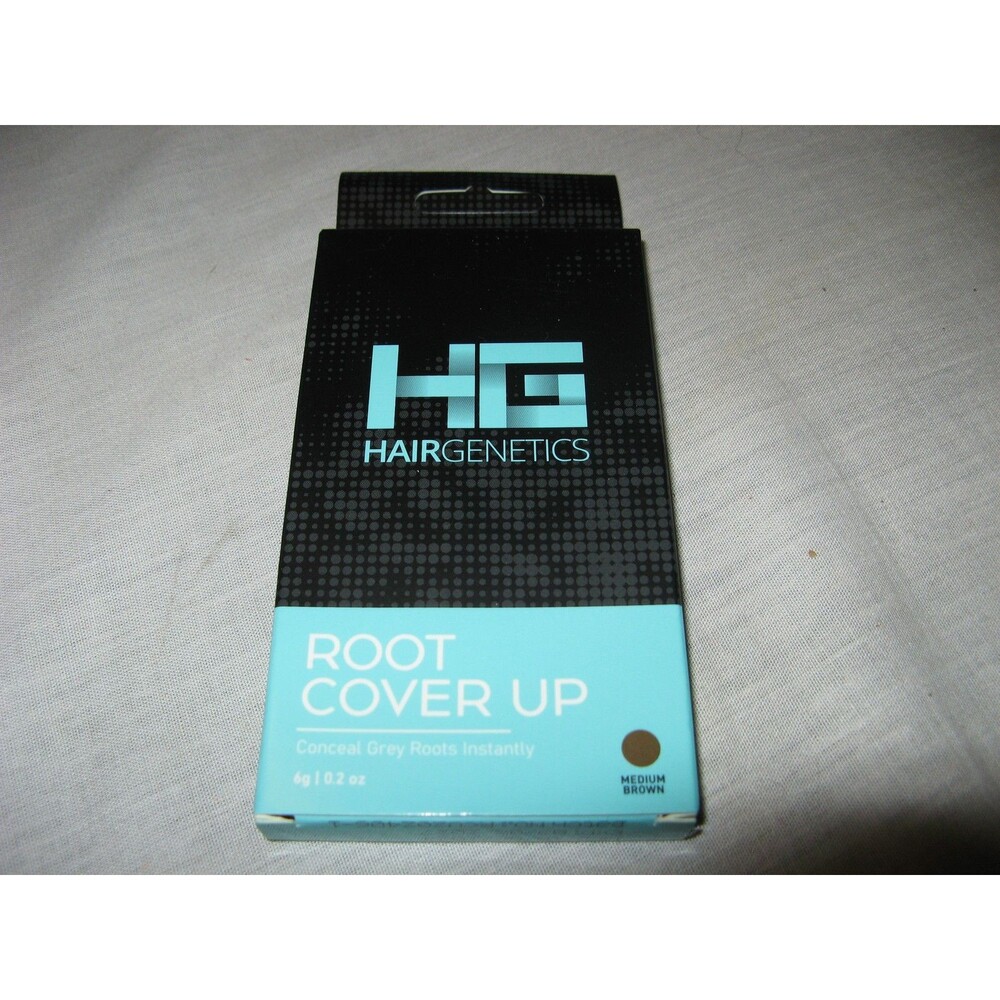 Hairgenetics HG Root Cover Up Conceal Gray Roots Instantly 0.2 oz NEW Exp 9/27